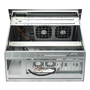 6U Chassis Rackmount 400 mét ngắn 13.3inch hiển thị Bàn phím điều khiển nhiệt độ ATX Bo mạch chủ tất cả-trong-một máy tính máy chủ trường hợp - Product Image 3