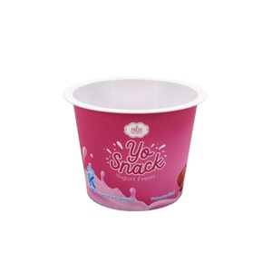 Ly sữa chua tươi sáng tạo, hộp nhựa cách nhiệt, chống rò rỉ, hoàn hảo cho <span class=keywords><strong>parfait</strong></span>, sinh tố, món tráng miệng - Product Image 1