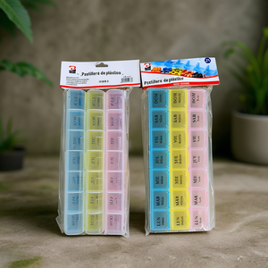 กล่องยา ERP 5038 แบบ 12 ช่อง/กล่อง สำหรับจัดเก็บยาประจำสัปดาห์ ทำจากพลาสติก - Product Image 3