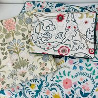 Drap plat en bambou à imprimé floral, drap-housse doux et agréable pour la peau, ensemble de draps de lit doux et lisses pour la maison