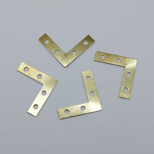 Metal Right Angle <b>Brackets</b> Gold And <b>Silver</b> Small Corner Fixing Tools For Photo Frame Durable Iron Stainless Steel Plating - Product Image 2