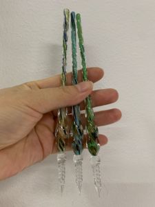 High Quality Wholesale Price 3-Piece Glitter Glass Calligraphy Pen Set <strong>For</strong> Souvenir &amp; Stationery <strong>Shop</strong> - Product Image 4