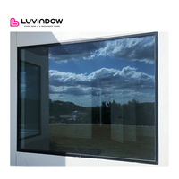 Ventanas de Doble Vidrio Low-E de Venta Caliente en Texas, Ventanas Fijas de Aleación de Aluminio de Piso a Techo