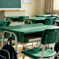 Chaise de bureau ergonomique populaire pour étudiant, réglable en hauteur, avec structure en acier personnalisable, pour l'éducation primaire et secondaire