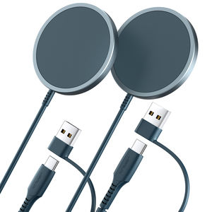 Chargeur magnétique sans fil personnalisable <span class=keywords><strong>JSAUX</strong></span> compatible QC3.0 et SCP protégé OVP avec sortie 5V/3A pour téléphones mobiles - Product Image 2