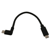 10Gpbs 3A tipe-c USB3.1 kabel Data laki-laki ke laki-laki kabel Audio dan Video 4k standar 16 + 1 siku sudut kanan USB 3.1 kabel Tipe c