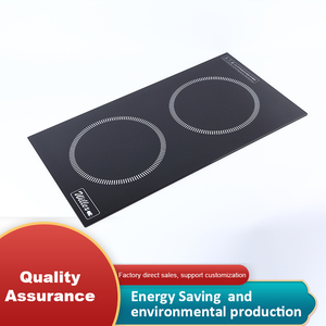 מפעל זכוכית שחור מותאם אישית גביש לוח מסך מגע עם דפוס שטוח עבור תצוגת מטבח ושימוש סולארית - Product Image 4