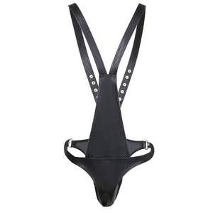 Imbracatura per il corpo maschile con cintura di castità bondage, sexy per coppie gay, per giochi di ruolo. - Product Image 2