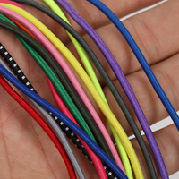 Cordon élastique coloré haute élasticité, corde en caoutchouc élastique absorbant les chocs, cordon tressé fait main