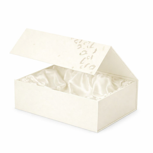 Eco Friendly Magnetic Folding Cosmetic <b>Box</b> Rigid Paper With Satin Lined Insert For Serum Cream OEM - Product Image 2
