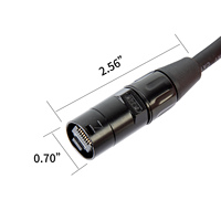 Cable Ethernet CAT6 Yinyu de 20 pies, Compatible con EtherCON RJ45, para Sistemas de Audio Profesional e Iluminación de Escenarios