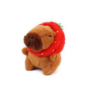 Los más vendidos: Juguetes de peluche de capibara, llaveros, adornos y colgantes de capibara, muñecos de peluche para máquina de garras, regalo para niños - Product Image 4