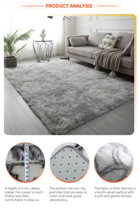 Grand <span class=keywords><strong>tapis</strong></span> <span class=keywords><strong>de</strong></span> salon <span class=keywords><strong>de</strong></span> luxe <span class=keywords><strong>de</strong></span> <span class=keywords><strong>style</strong></span> classique Nouveau design <span class=keywords><strong>Tapis</strong></span> et moquettes antidérapants fabriqués à la machine à bas prix - Product Image 4