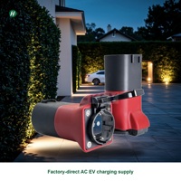 Adaptor Pengisian Daya EV V2L Tipe 2 AC 220-250V Kepala Konversi Daya Eksternal Kendaraan Energi Baru OEM ODM BN-AD-20261002-4