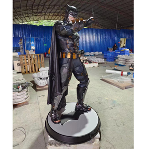Statua di <span class=keywords><strong>Batman</strong></span> in Fibra di Vetro di Alta Qualità, Dimensioni Reali, Figura d'Azione del Film DC, Scultura per Decorazione Domestica - Product Image 1