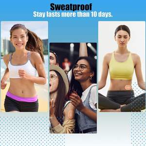 Cerotto personalizzato CGM impermeabile in gomma ipoallergenico misuratore di glucosio nel sangue compagno con forte adesione supporto Patch - Product Image 6