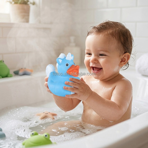 Vente en gros de mini-canards en caoutchouc flottants, écologiques, non toxiques, avec logo personnalisé, certifiés sûrs, pour la baignade des bébés, promotionnels - Product Image 2