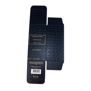 Boîte d'emballage de parfum en papier gaufré avec lamination brillante écologique, boîte de parfum <span class=keywords><strong>miniature</strong></span> blanche - Product Image 2