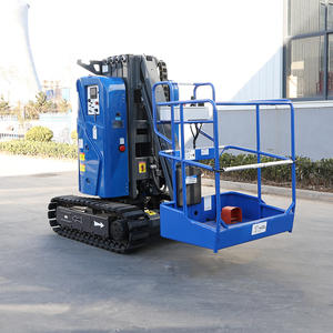 9.2m 200kg tiang vertikal angkat Boom 360 derajat putaran Mini mendorong sendiri udara pria angkat kompak Boom <span class=keywords><strong>Lift</strong></span> - Product Image 2