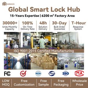 스마트락 얼굴인식 비디오 인터콤 <span class=keywords><strong>WiFi</strong></span> 알루미늄 합금 바디 다중 도어 IP65 방수 투야 앱 - Product Image 3