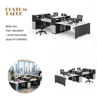 Bureau de direction moderne et robuste pour espace de travail spacieux, idéal pour le télétravail et les bureaux à domicile, mobilier de bureau professionnel