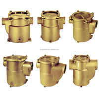 Filtre à eau de mer en acier inoxydable 316 pour applications marines, avec couvercle à dégagement rapide, résistant à la corrosion, fourni par l'usine