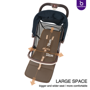 Cochecito de Viaje Individual City Walker Nuevo para Bebé, Ligero, Plegable, para Todas las Estaciones, con Marco de Acero Inoxidable, Puede Sentarse y Recostarse - Product Image 3