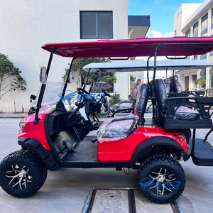 Carrito de Golf de 4 Plazas (2+2) a Gasolina, 4x4, con Energía Solar, Batería de Plomo-Ácido de Moda con 2 Años de Garantía, en Venta - Product Image 3