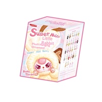 Meilleures ventes : Poupée en peluche PVC 100% authentique BabyThree SuperMini Little Rabbit Series, boîte mystère, pendentif de mode et décoration