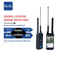 Dispositif de positionnement de drone portable pleine bande 100 MHz-6 GHz avec détection à 3 km, capacité de 10 drones pour une protection de sécurité précise