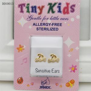 Pendientes de Acero Inoxidable Chapados en Oro Janex, Diseño de Búho, Pequeños y Lindos, Micro Pavé, Joyería de Moda, Nuevo - Product Image 5