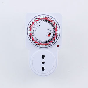 Minuterie Mécanique Manuelle <span class=keywords><strong>Programmable</strong></span> 24 Heures Prises Interrupteurs Italie 220V/16A Capacité Appareil Ménager pour Cuisine Plastique - Product Image 2