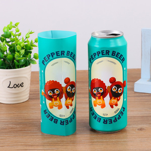 Tùy chỉnh in thu nhỏ tay áo nhôm Soda nước giải khát có thể đóng gói tùy chỉnh bia nhôm lon bao bì thu nhỏ nhãn lon nhãn - Product Image 3