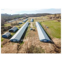 INNAER prefabricada de acero estructura aves de corral granja cobertizo granja casa