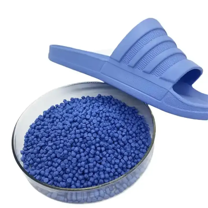 Granules d'Eva faciles à colorer pour la fabrication de chaussures de machine de moulage par injection/granule moussant d'EVA pour des pantoufles