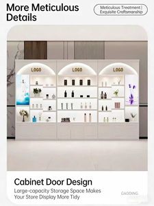 Vitrine de présentation de cosmétiques, vitrine de présentation de produits de soin de la peau, étagère pour salon de coiffure et de manucure, peinture pour la pâtisserie - Product Image 3