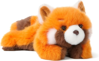 Peluche Panda Rouge Adorable en Peluche Douce, Cadeau d'Anniversaire Mignon pour Enfants et Adultes