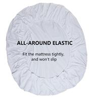 Ensemble de draps queen size respirant 4 pièces Drap de literie en microfibre de luxe pour fournisseur d'hôtels
