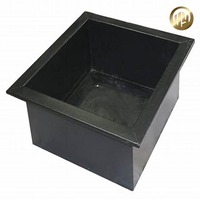 Table de barbecue coréenne rectangulaire en aluminium brasero décoratif de foyer portatif pour le gril portatif de BBQ de restaurant