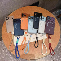 Coque de téléphone magnétique avec sangle et protection arrière, transforme instantanément votre iPhone en 18 Look pour iPhone 17 Air 16 15 14 13 Pro Max