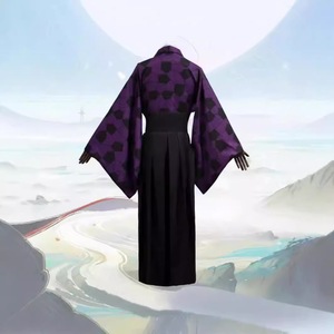 Disfraz de Demon Slayer, Conjunto Completo de Kokushibo de la Luna Superior Uno, Ropa de Cosplay Masculina para Anime, Primavera 2022 - Product Image 3