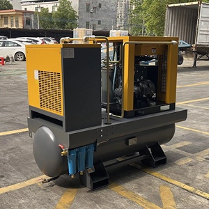 Compresor de Aire de Tornillo de Velocidad Variable de 7.5kw 10hp, Compresor de Aire Industrial Monofásico de 39cfm/120psi/230voltios 460v 415V - Product Image 6