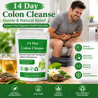 Soutien à la régularité et au métabolisme pour la santé intestinale – Mélange Herbal 14 Jours Lotus Moringa Mûrier Thé Vert – Marque Privée OEM
