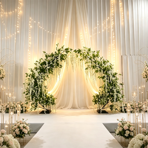 Arbre artificiel de cerisier rose clair, <span class=keywords><strong>1</strong></span> pièce minimum, grand arbre de sakura pour décor de scène de mariage, toile de fond de fête, cabine photo - Product Image 6