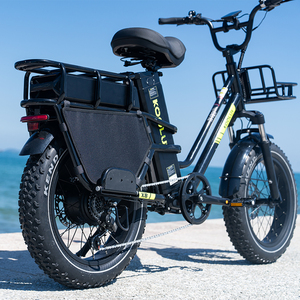 Bicicleta Eléctrica KOOLUX X8 20*4.0 en Oferta, Batería de Litio, Cuadro de Hierro, Neumáticos Anchos, Motor Trasero sin Escobillas de 48V - Product Image 2