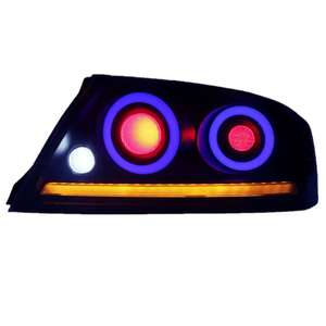 <span class=keywords><strong>ไฟ</strong></span><span class=keywords><strong>ท้าย</strong></span> LED RGB สำหรับรถยนต์มิตซูบิชิ แลนเซอร์ อีโวลูชั่น <span class=keywords><strong>EX</strong></span>/EVO JDM ปี 2001-2007 อะไหล่กันชนหลังใหม่ 12V 6000K เลนส์สีรมควัน รุ่นที่ 7 และ 9 - Product Image 6