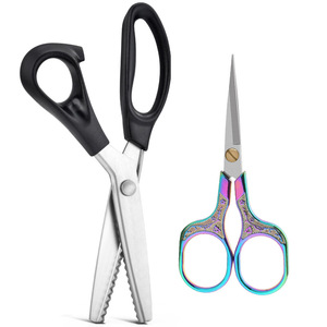 Tailor's Scissors Stainless Steel V Shaped Fabric Cutting Pattern Scissors For Sewing And Crafting - Product Image 5