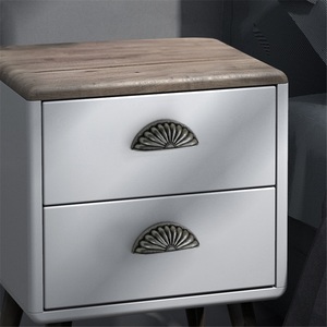 Tirador y pomo semicircular de bronce hueco ovalado moderno para gabinete de baño American Shell, paso de 76 mm - Product Image 2