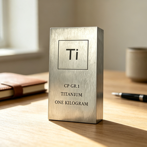 Titanium One Kilogram CP Grade1 Solid Metal Bar 40mm Thickness 55mm Width 105mm Length Investment Gift - Product Image 6