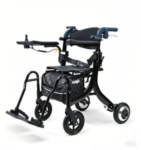 Rollator plegable eléctrico con asiento Andador Silla de ruedas Ligera - Product Image 2